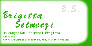 brigitta selmeczi business card